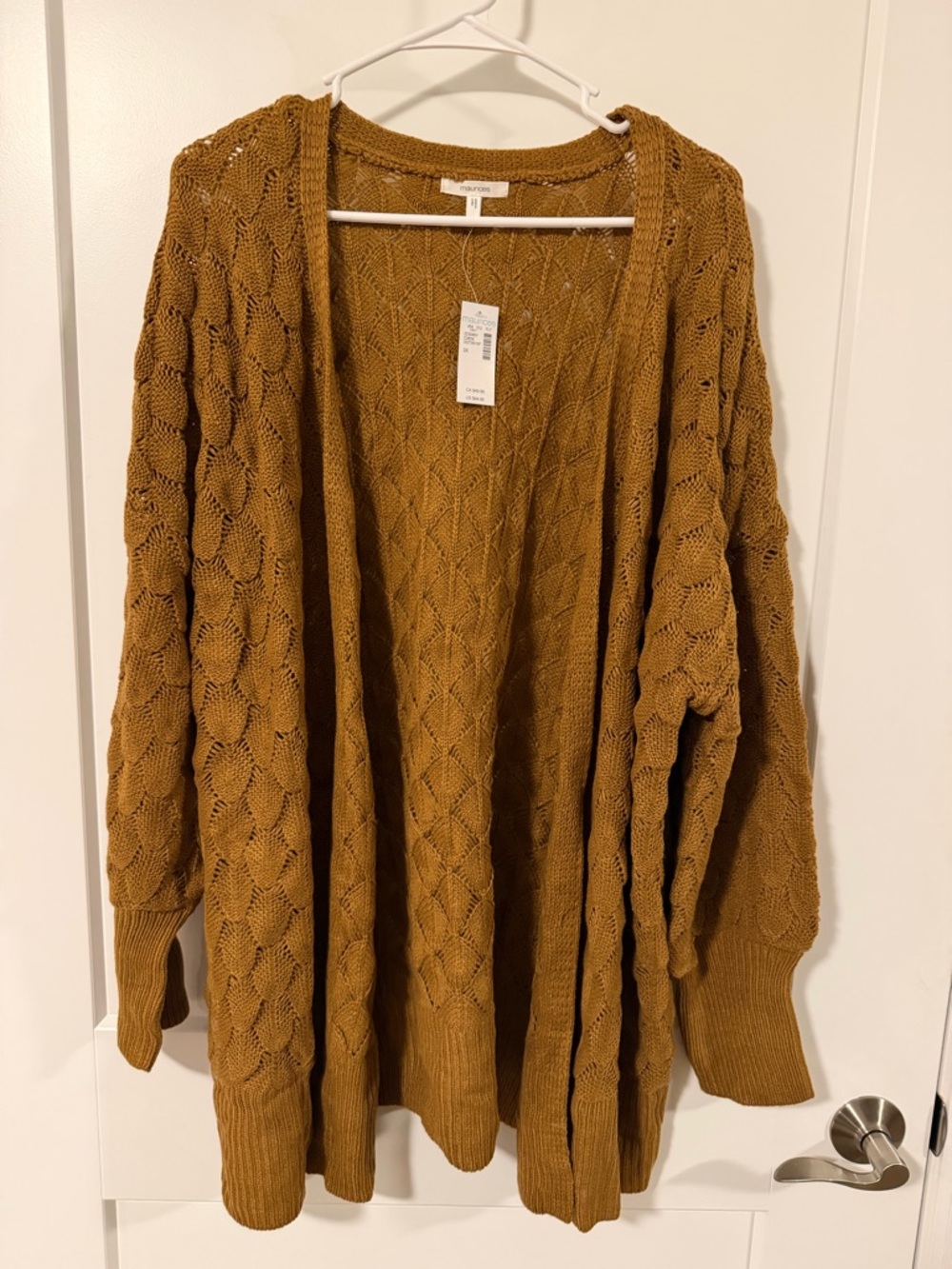 Women’s Maurice’s Brown Cardigan NWT 3x